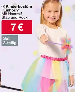 Woolworth Kinderkostüm Einhorn Angebot