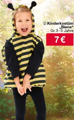 Woolworth Kinderkostüm Biene Angebot