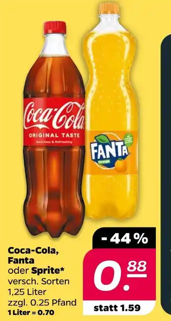 NETTO Coca-cola oder fanta oder sprite Angebot