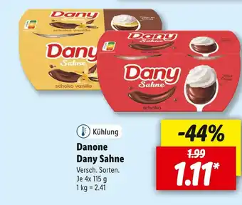 Lidl Danone dany sahne Angebot