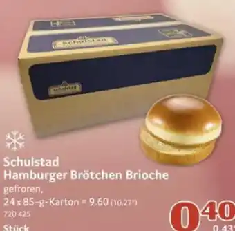 Selgros Schulstad Hamburger Brötchen Brioche Angebot