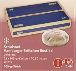 Selgros Schulstad Hamburger Brötchen Rustikal Angebot