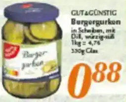 inkoop GUT&GÜNSTIG Burgergurken Angebot