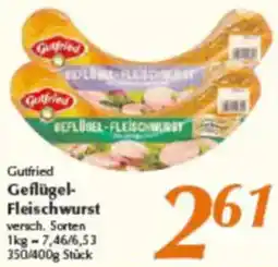 inkoop Gutfried Geflügel Fleischwurst Angebot