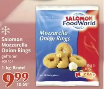 Selgros SALOMON FoodWorld Mozzarella Onion Rings Angebot