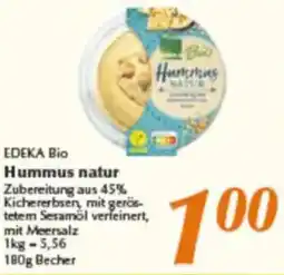 inkoop EDEKA Bio Hummus natur Angebot