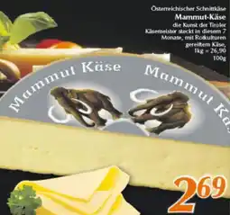 inkoop Mammut Käse Angebot