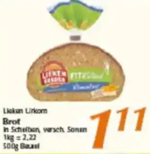 inkoop Lieken Urkorn Brot Angebot