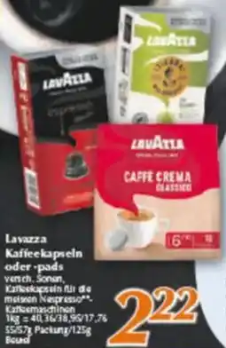 inkoop Lavazza Kaffeekapseln oder pads Angebot