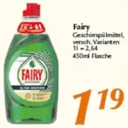 inkoop Fairy Geschirrspülmittel Angebot