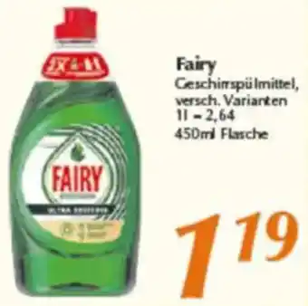 inkoop Fairy Geschirrspülmittel Angebot