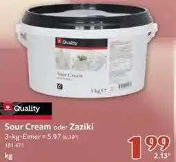 Selgros Quality Sour Cream oder Zaziki Angebot