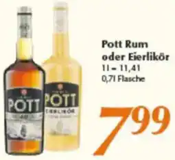 inkoop Pott Rum oder Eierlikör Angebot