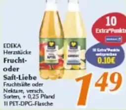 inkoop EDEKA Herzstücke Frucht- oder Saft-Liebe Angebot