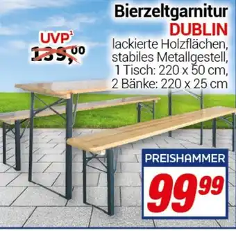 CENTERSHOP Bierzeltgarnitur DUBLIN Angebot