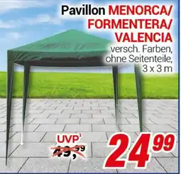 CENTERSHOP Pavillon MENORCA/ FORMENTERA/ VALENCIA Angebot