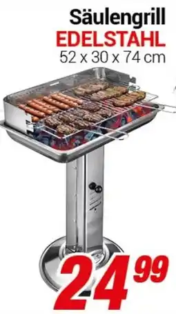 CENTERSHOP Säulengrill EDELSTAHL Angebot