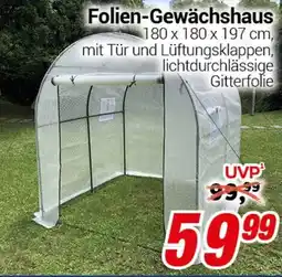 CENTERSHOP Folien-Gewächshaus Angebot