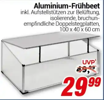 CENTERSHOP Aluminium-Frühbeet Angebot