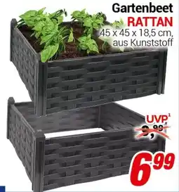 CENTERSHOP Gartenbeet RATTAN Angebot