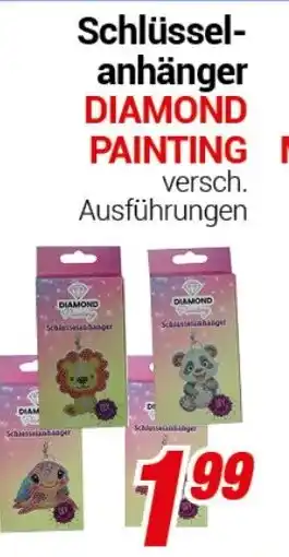 CENTERSHOP Schlüssel- anhänger DIAMOND PAINTING Angebot