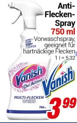 CENTERSHOP Anti- Flecken- Spray Angebot