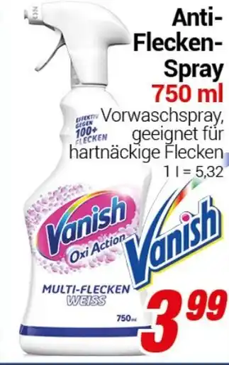 CENTERSHOP Anti- Flecken- Spray Angebot