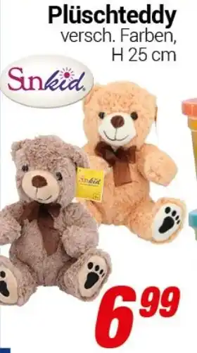 CENTERSHOP PlüschtPlüschteddy versch. Farben, H 25 cm Angebot