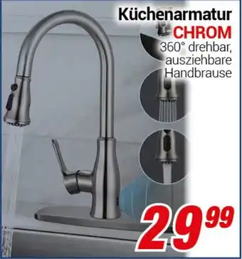 CENTERSHOP Küchenarmatur CHROM Angebot