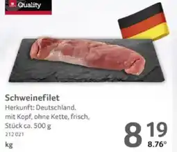 Selgros Quality Schweinefilet Angebot