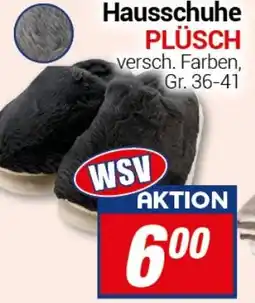 CENTERSHOP Hausschuhe PLÜSCH Angebot