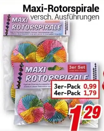 CENTERSHOP Maxi-Rotorspirale Angebot