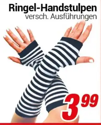 CENTERSHOP Ringel-Handstulpen versch. Ausführungen Angebot