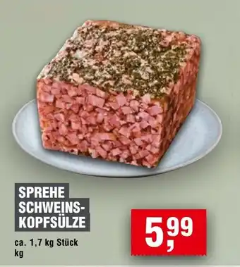 Handelshof Sprehe schweins- kopfsülze Angebot