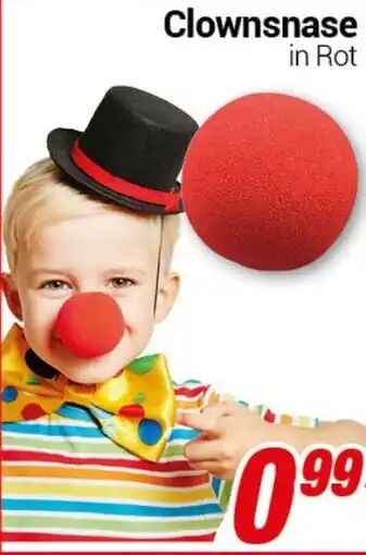 CENTERSHOP Clownsnase in Rot Angebot