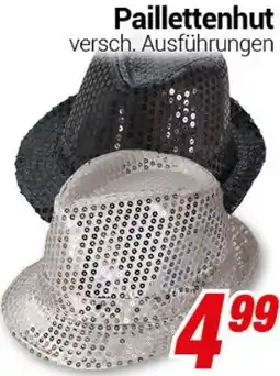 CENTERSHOP Paillettenhut Angebot