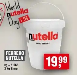 Handelshof Ferrero nutella Angebot