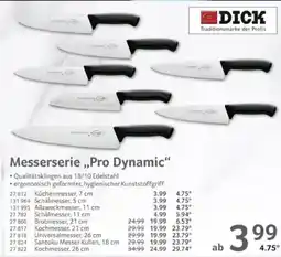 Selgros DICK Messerserie,,Pro Dynamic" Angebot