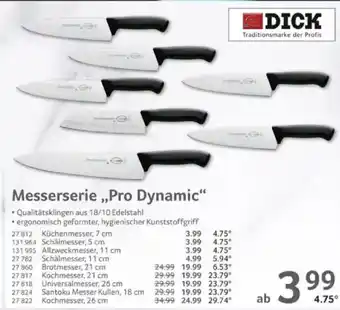 Selgros DICK Messerserie,,Pro Dynamic" Angebot