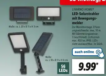 Lidl Livarno home led-solarstrahler Angebot