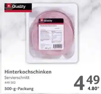 Selgros Quality Hinterkochschinken Angebot