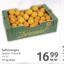 Selgros Doramiel Saftorangen Angebot