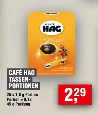 Handelshof Café hag tassen- portionen Angebot