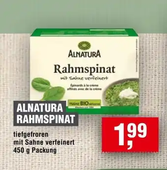 Handelshof Alnatura rahmspinat Angebot