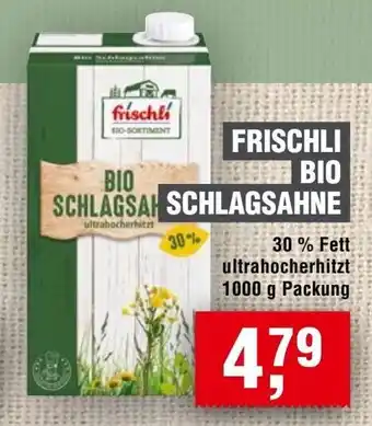 Handelshof Frischli bio schlagsah schlagsahne Angebot