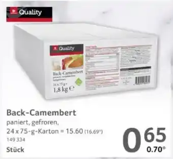 Selgros Quality Back-Camembert Angebot