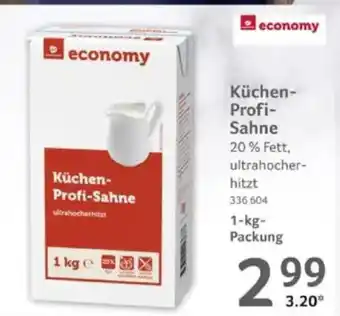 Selgros economy Küchen- Profi- Sahne Angebot