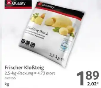 Selgros Quality Frischer Kloẞteig Angebot