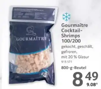 Selgros Gourmaître Cocktail- Shrimps 100/200 Angebot