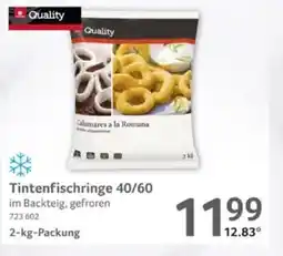 Selgros Quality Tintenfischringe 40/60 Angebot